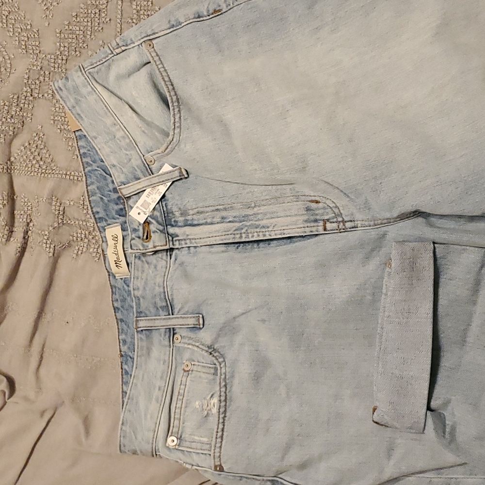 Madewell curvy perfect vintage Jean in acid wash